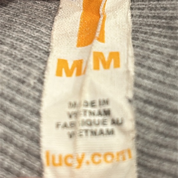 Lucy Activewear Asymmetrical Sweatshirt Jacket Gray Size Medium - Picture 7 of 8